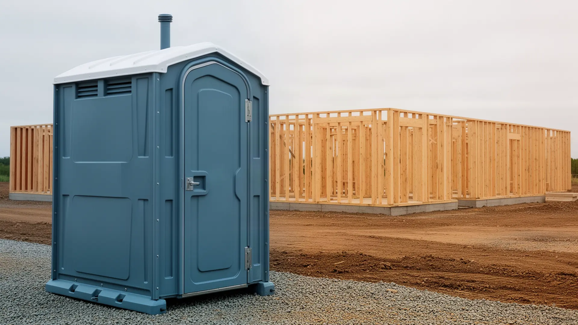 Clean porta potty unit from Valle Verde Porta Potty Rental in Farmers Branch, TX